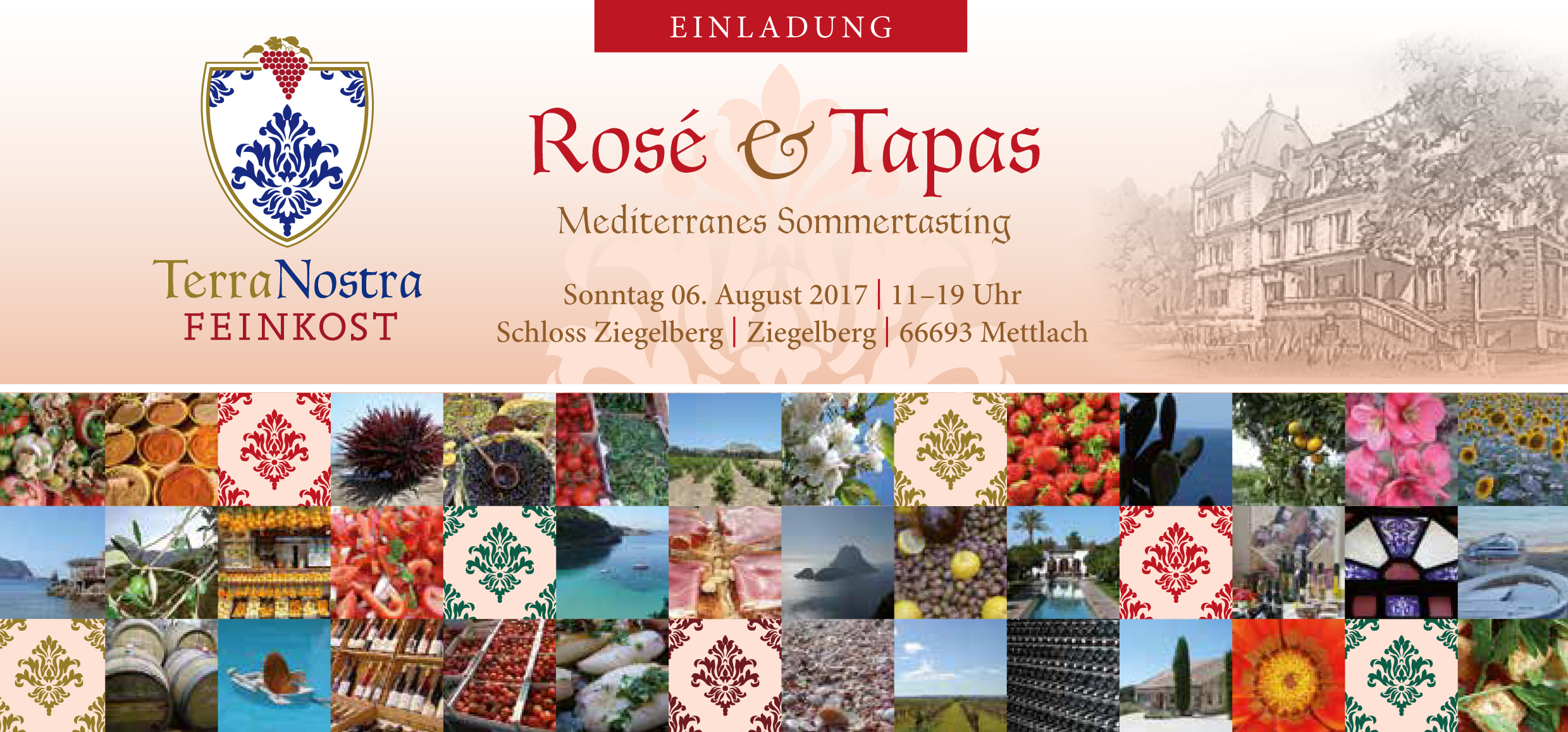 Rosé & Tapas Mediterranes Sommertasting